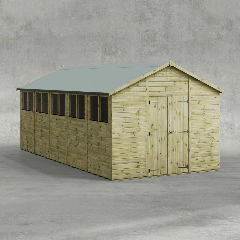 Premium Shiplap Apex Garden Shed