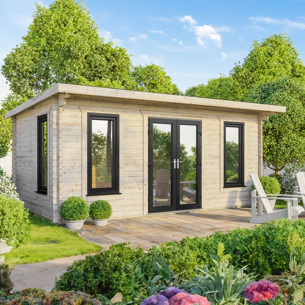 Power Pent Log Cabin - 44mm