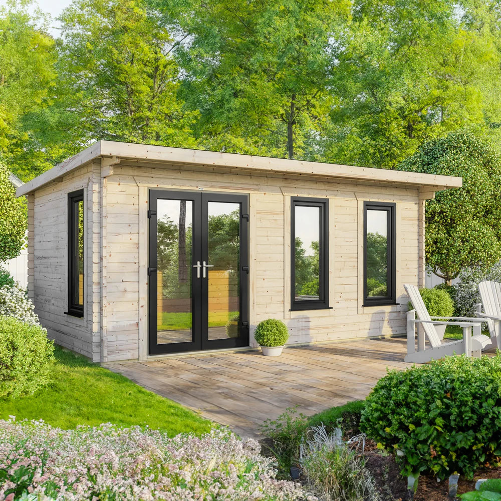 Power Pent Log Cabin - 44mm