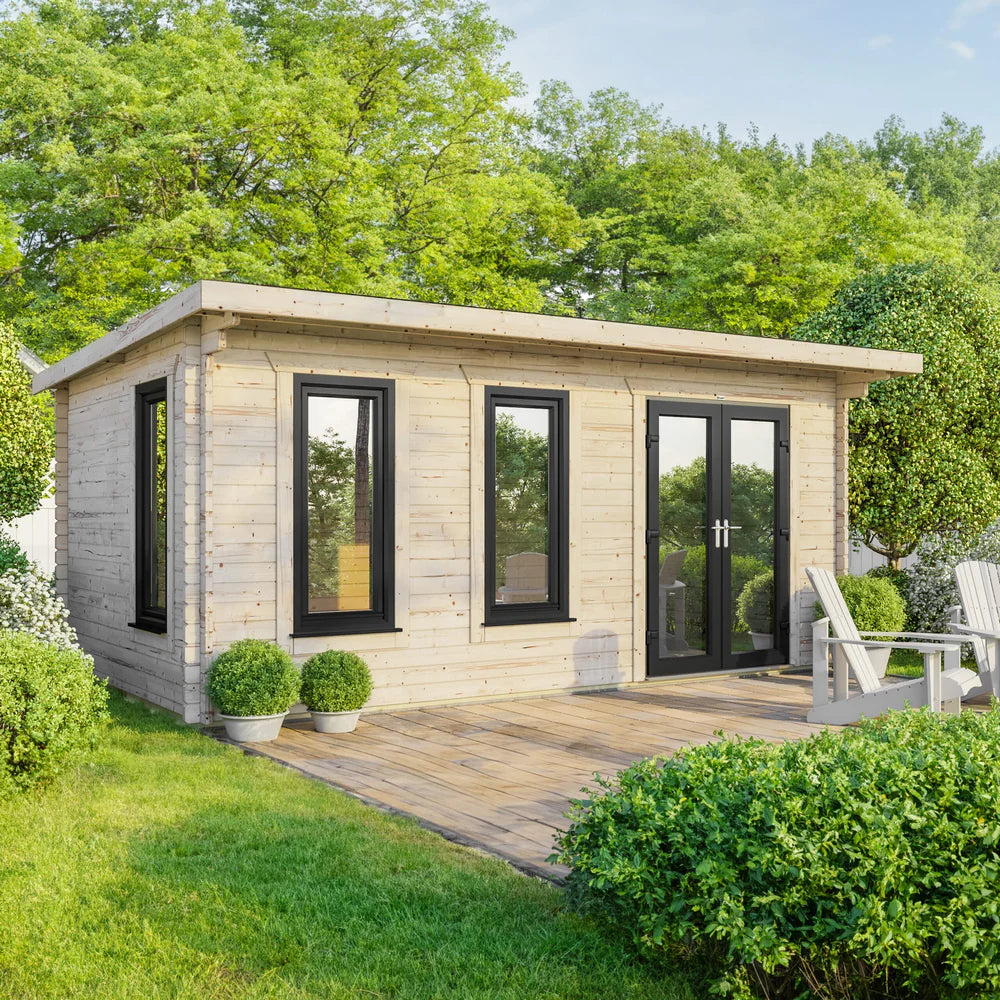Power Pent Log Cabin - 44mm