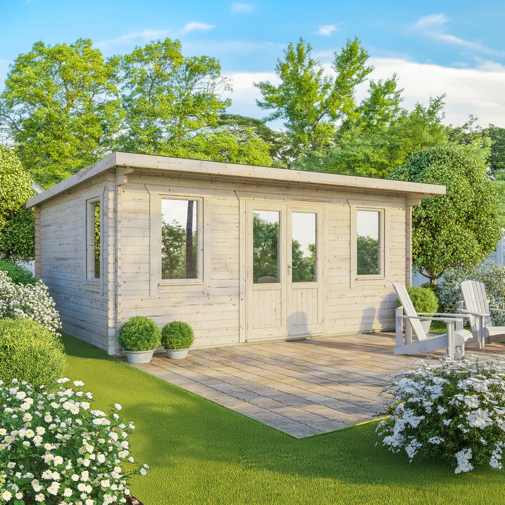 Power Pent Classic Log Cabin - 44mm