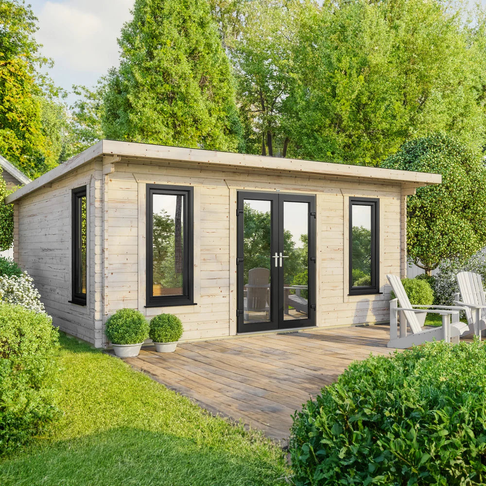 Power Pent Log Cabin - 44mm