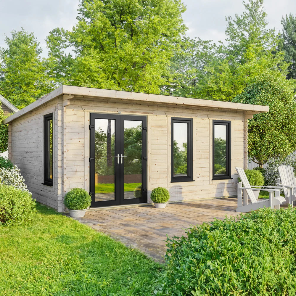Power Pent Log Cabin - 44mm