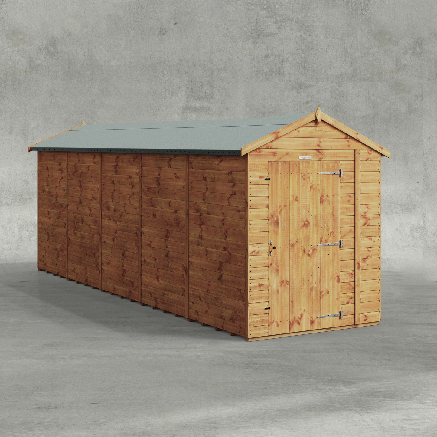 Power Shiplap Apex Shed