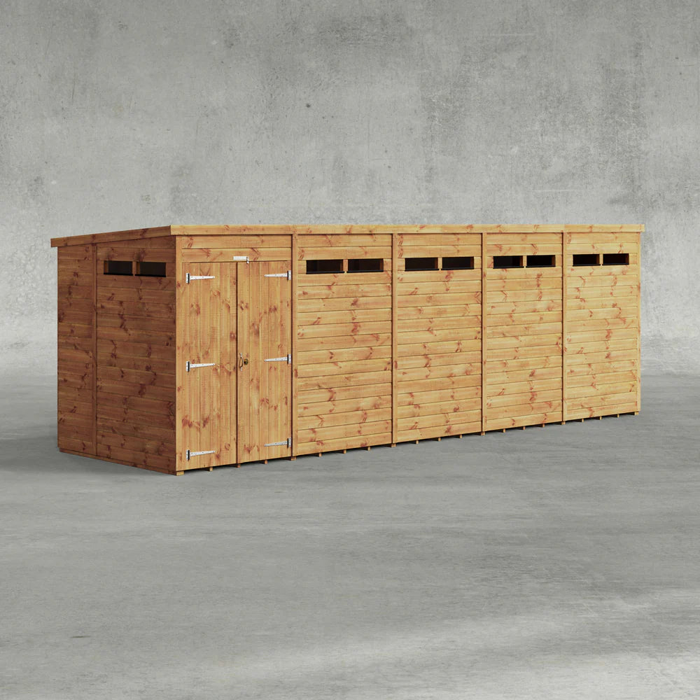 Pent Security Shed