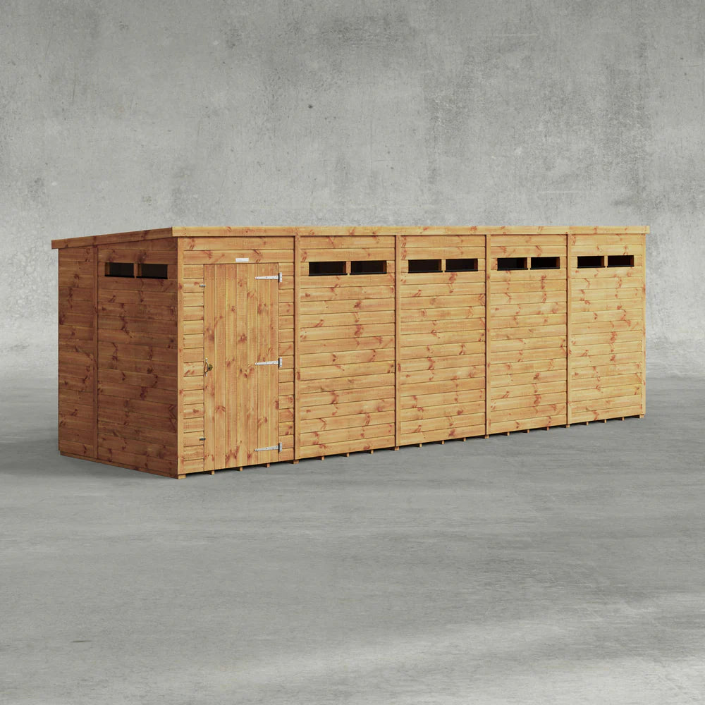 Pent Security Shed