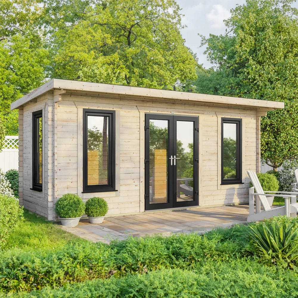 Power Pent Log Cabin - 44mm