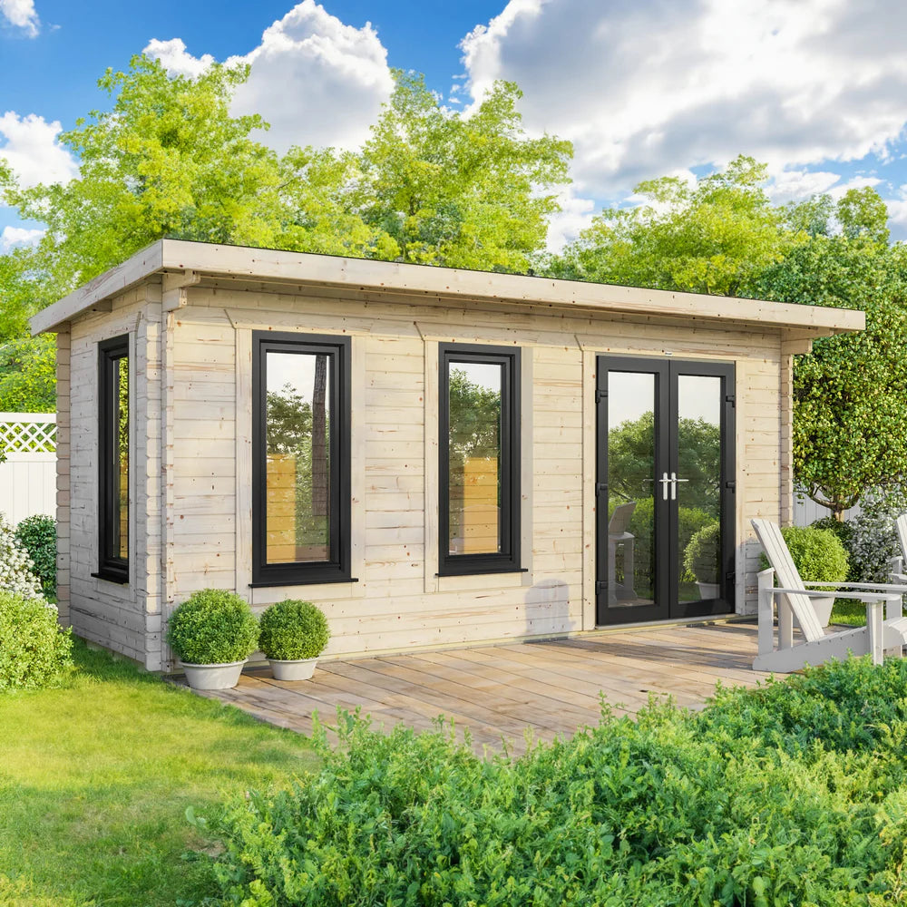 Power Pent Log Cabin - 44mm