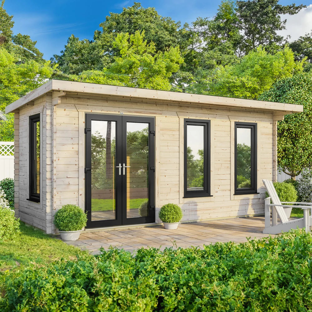 Power Pent Log Cabin - 44mm