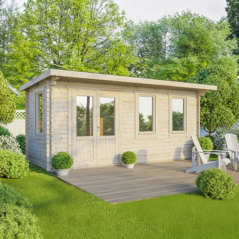 Power Pent Classic Log Cabin - 44mm