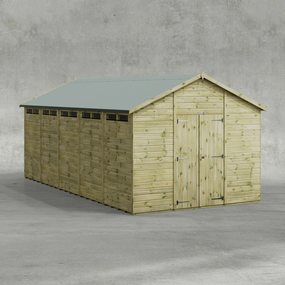 Premium Apex Security Shed