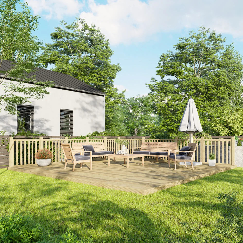 Decking Kit with Two-Sided Handrails