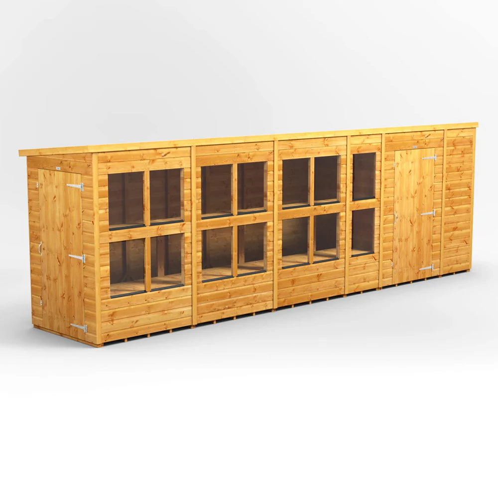 Pent Potting Shed with Side Store