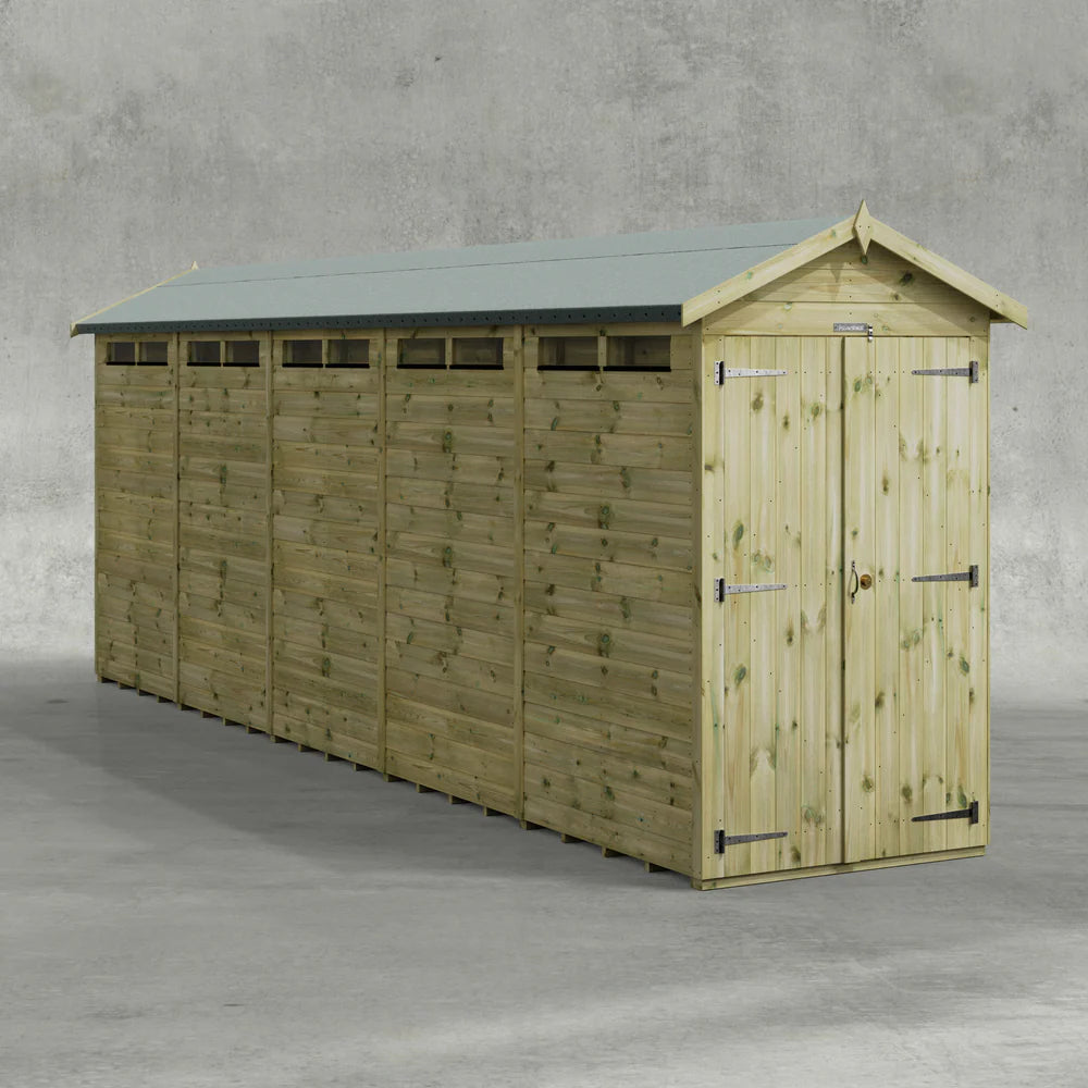 Premium Apex Security Shed