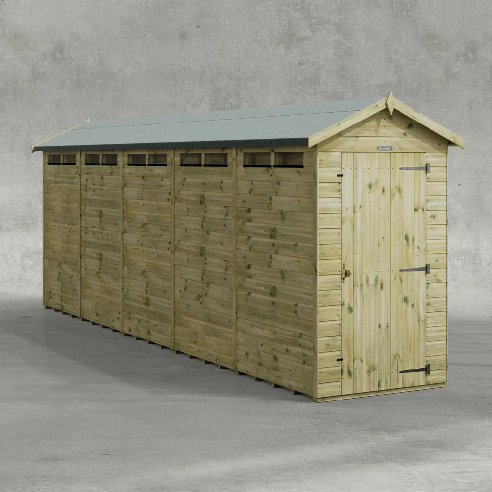 Premium Apex Security Shed