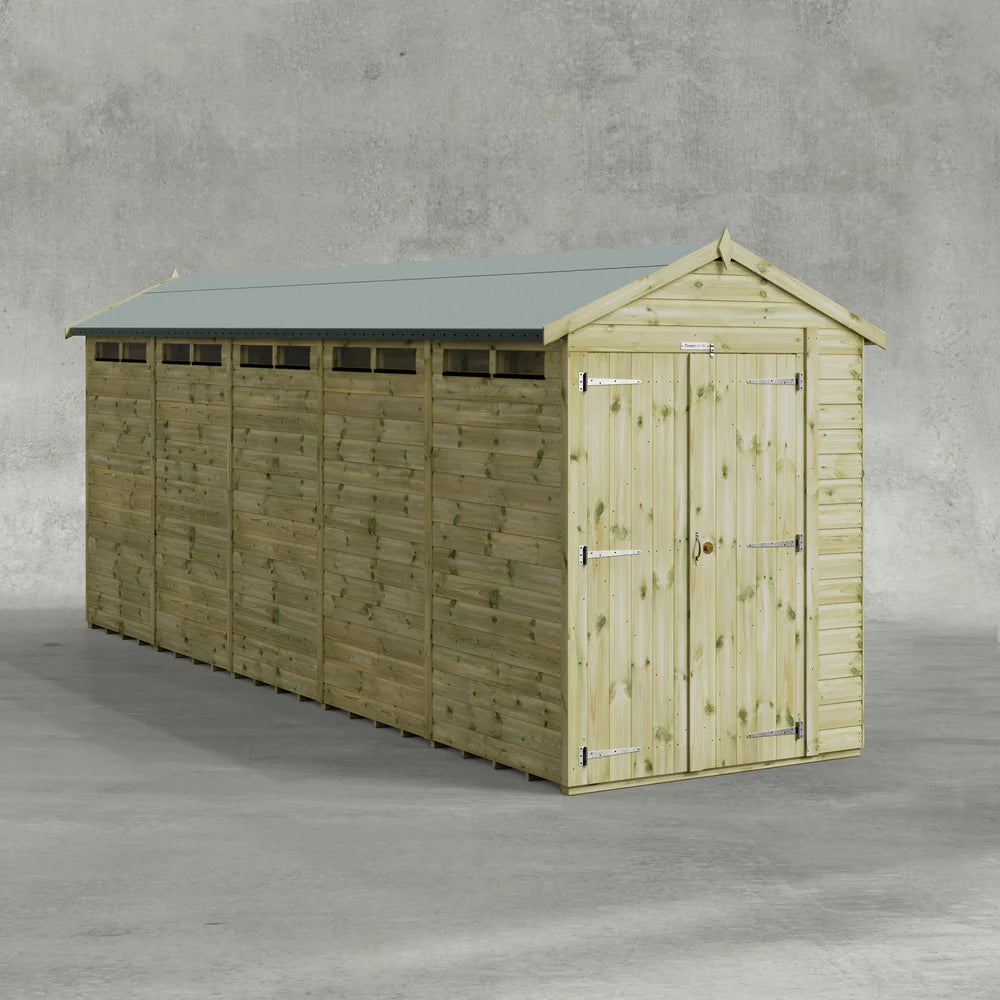 Premium Apex Security Shed