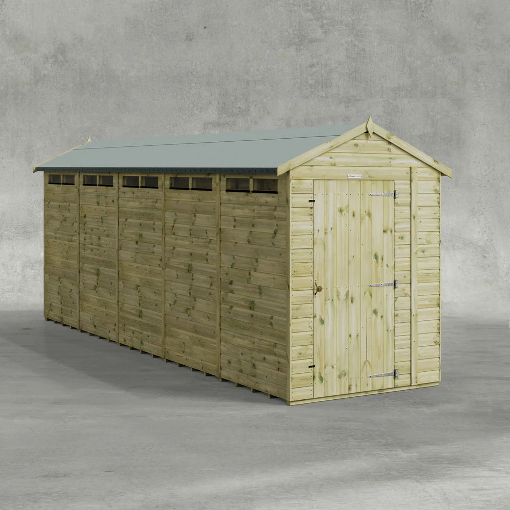 Premium Apex Security Shed