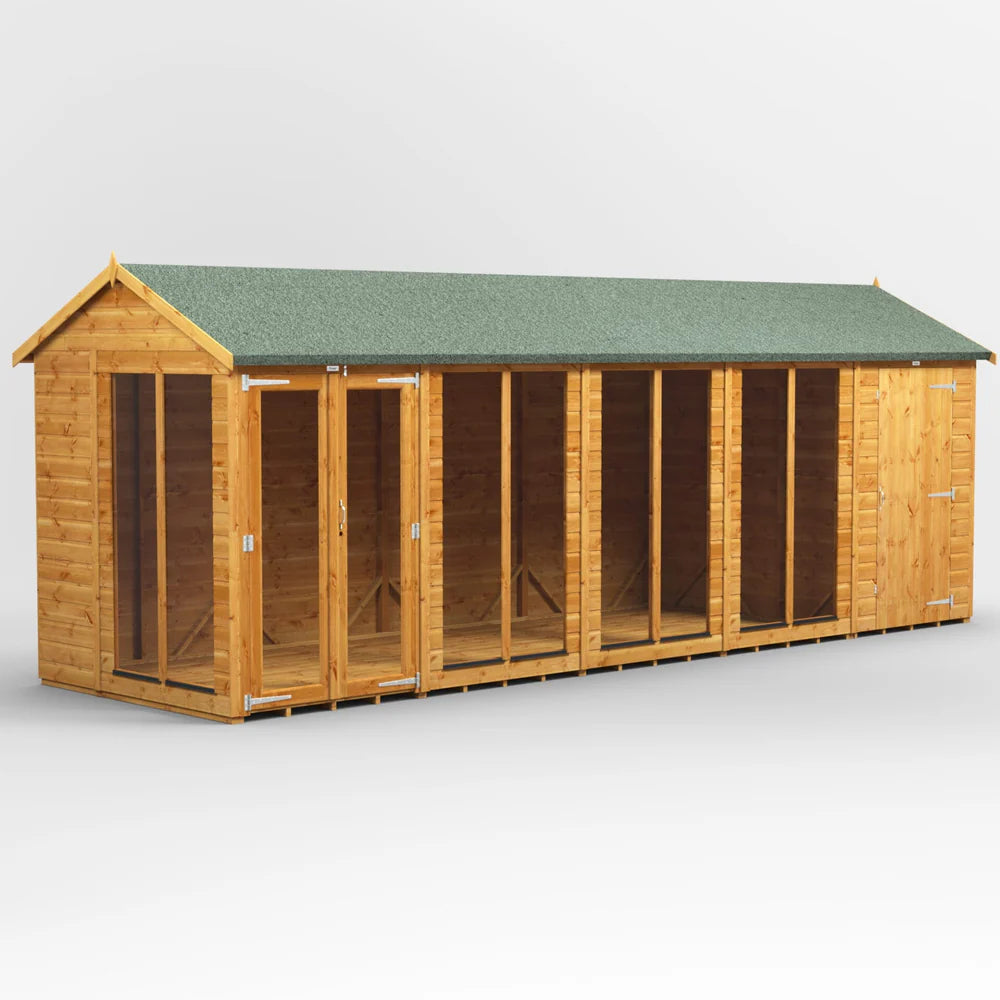 Power Apex Summerhouse Combi (includes Side Store)