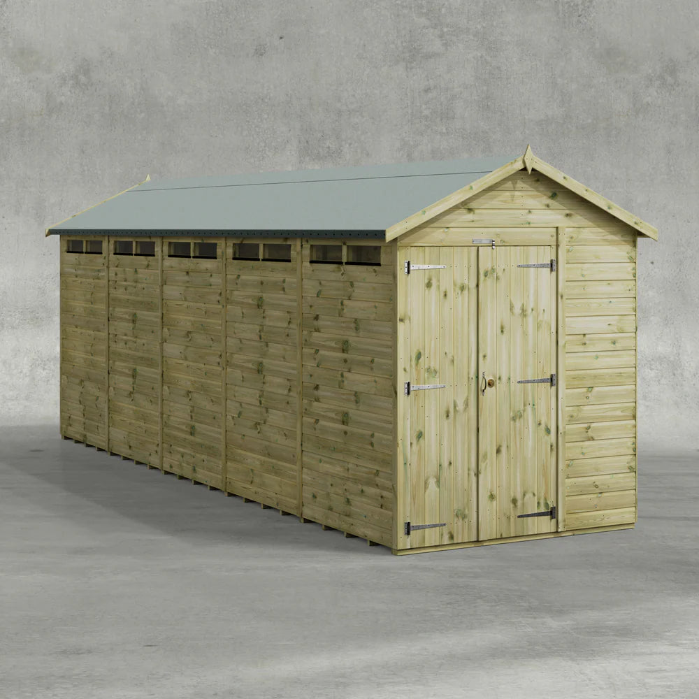 Premium Apex Security Shed