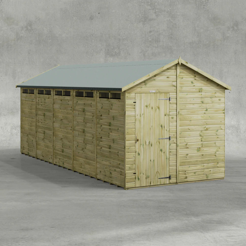 Premium Apex Security Shed
