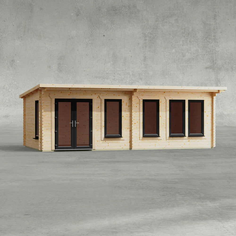 Pent Manor Log Cabin - 44mm