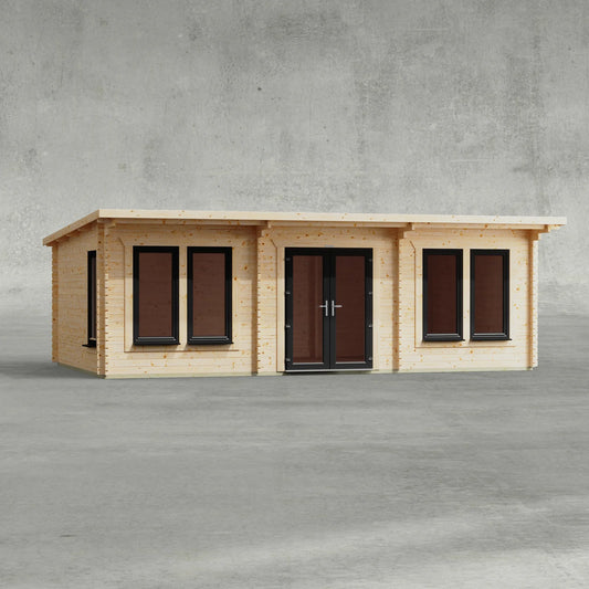Pent Manor Log Cabin - 44mm