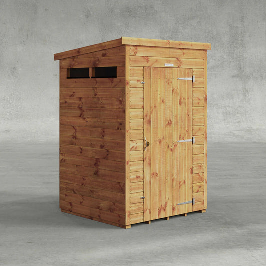 Power Security Pent Shed