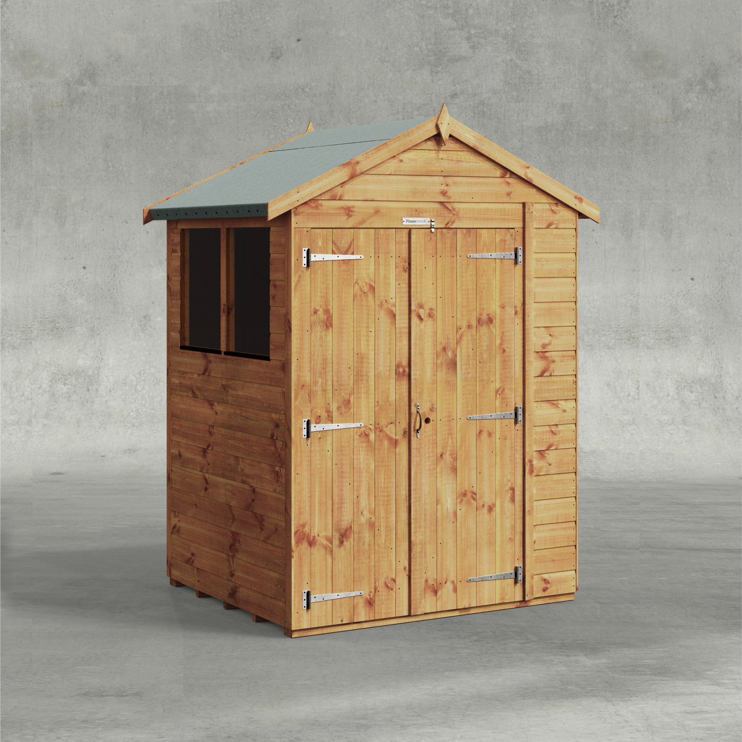 Power Shiplap Apex Shed