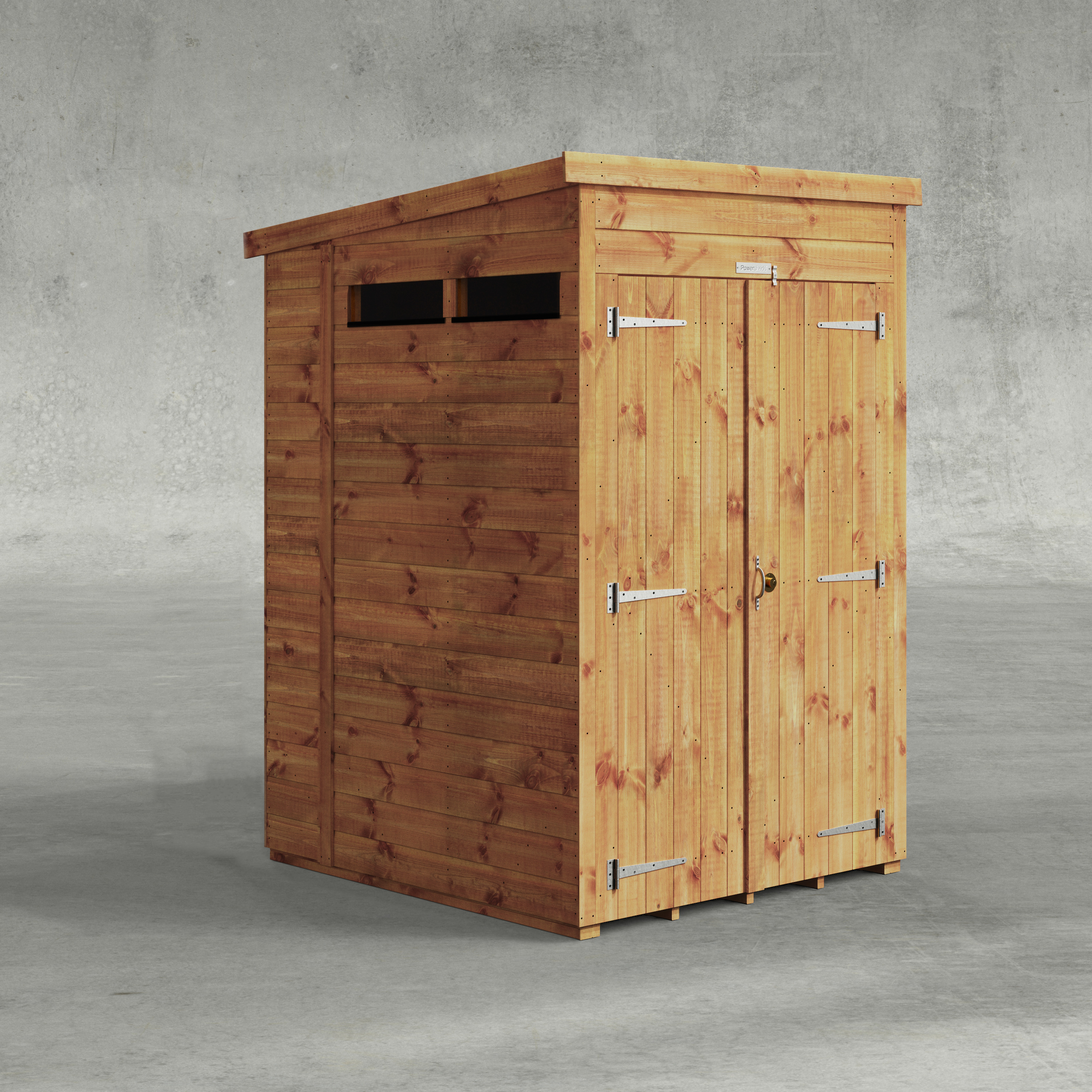 Power Security Pent Shed