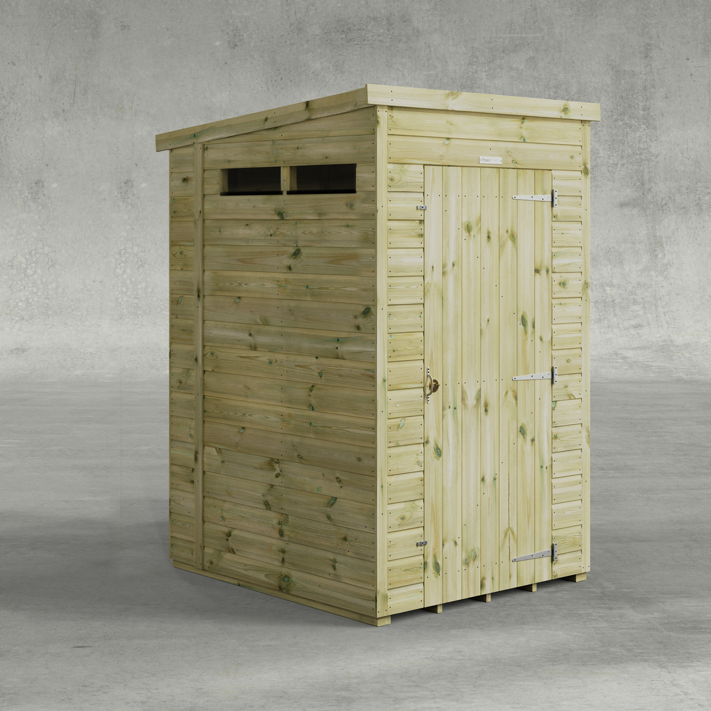 Power Premium Security Pent Shed