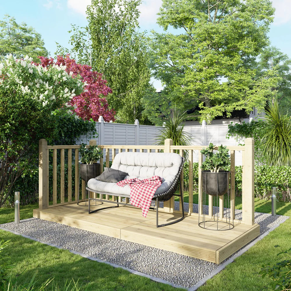 Decking Kit with Two-Sided Handrails