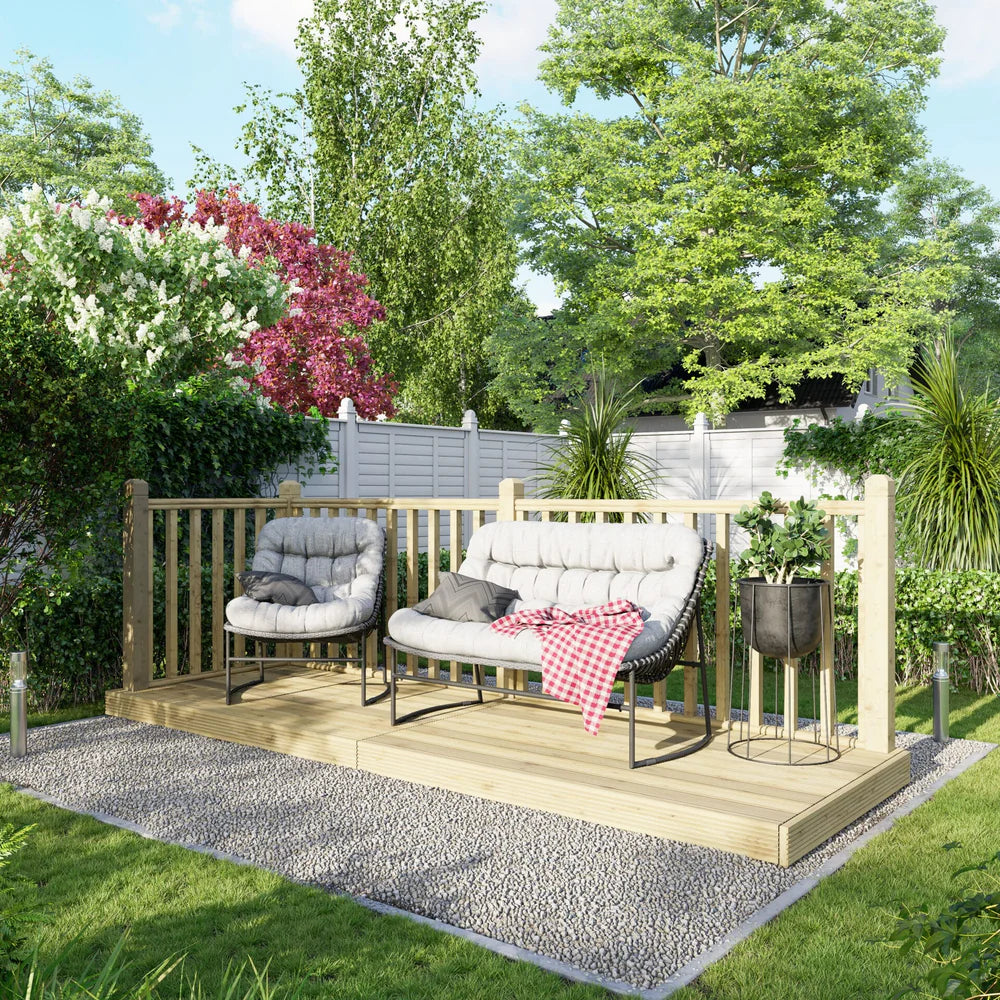 Decking Kit with Two-Sided Handrails
