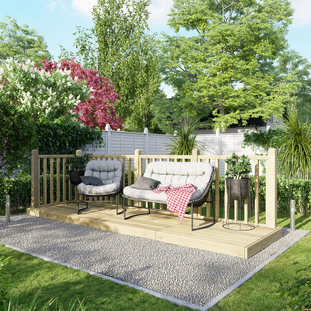 Decking Kit with Two-Sided Handrails