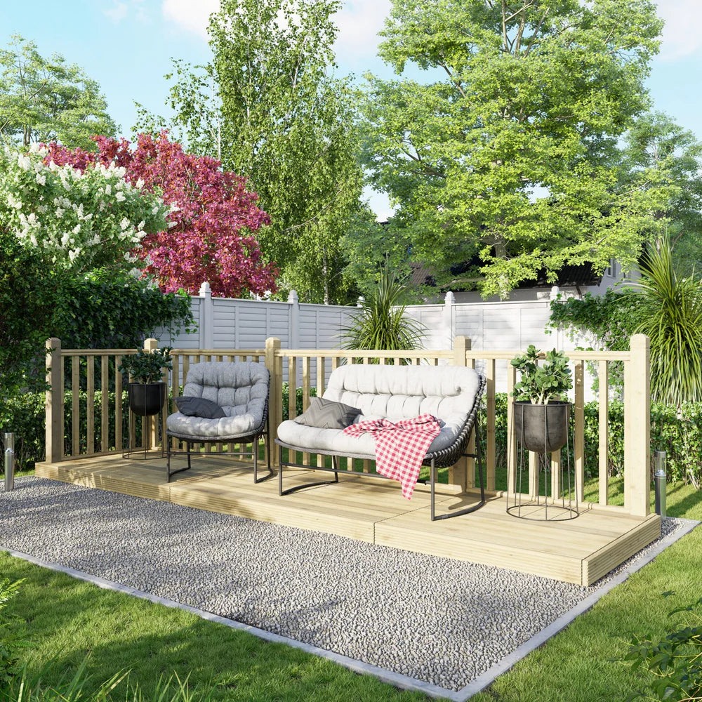 Decking Kit with Two-Sided Handrails