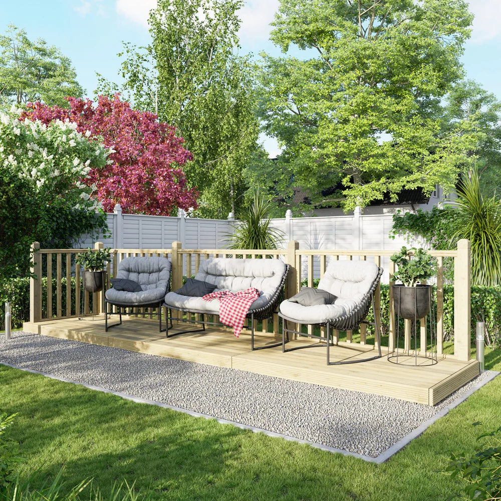Decking Kit with Two-Sided Handrails