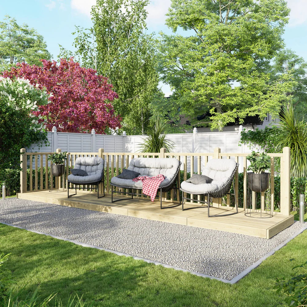 Decking Kit with Two-Sided Handrails