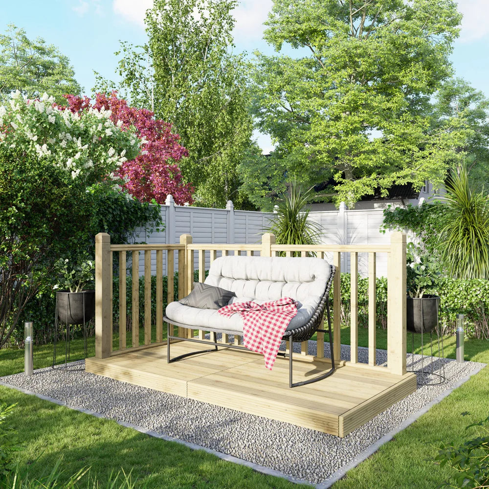Decking Kit with Two-Sided Handrails