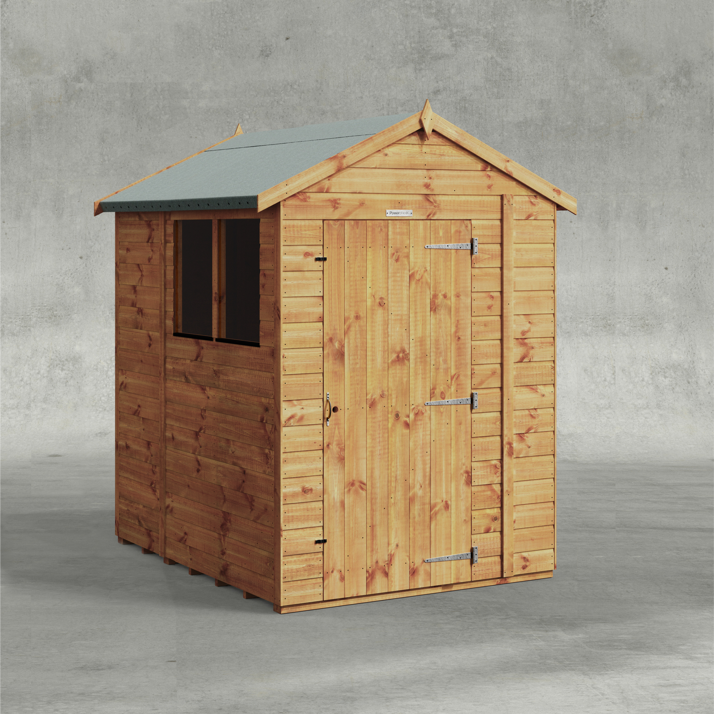 Power Shiplap Apex Shed