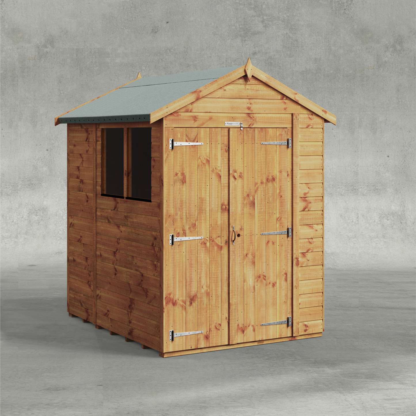 Power Shiplap Apex Shed