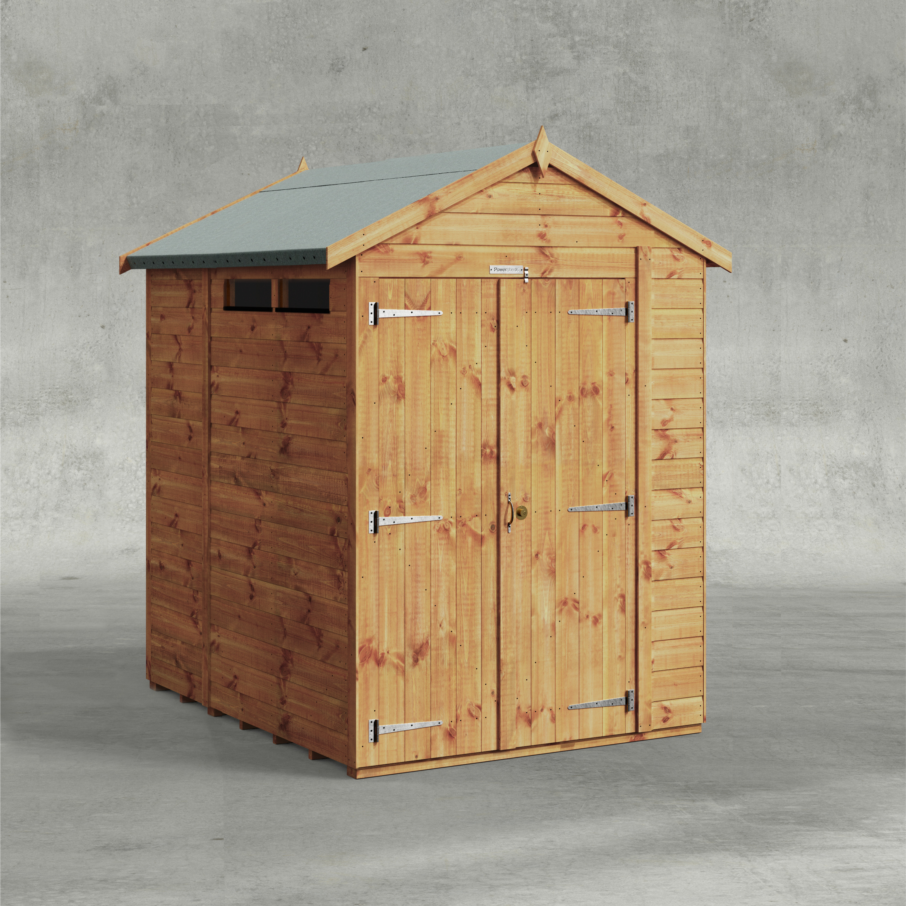 Power Security Apex Shed