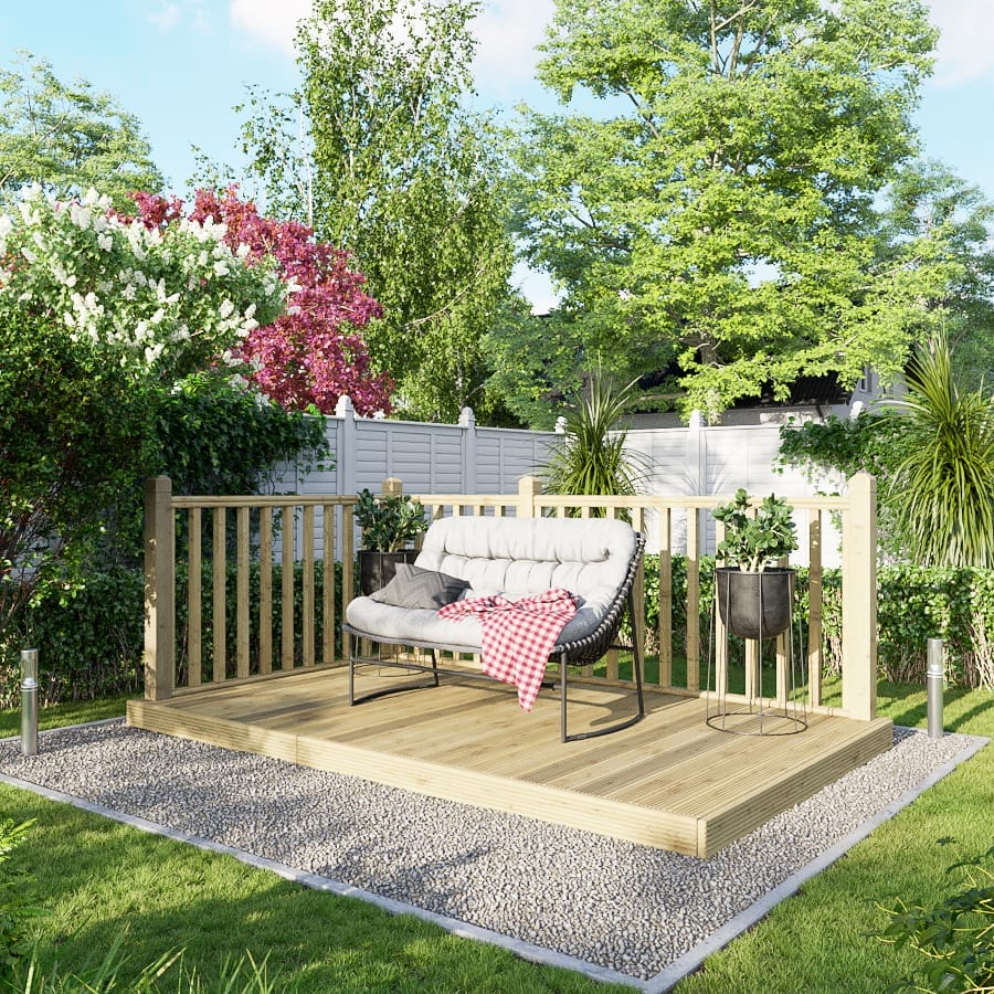 Decking Kit with Two-Sided Handrails