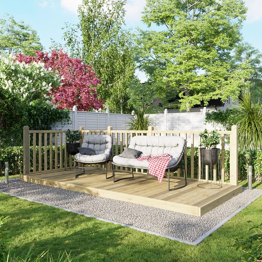 Decking Kit with Two-Sided Handrails