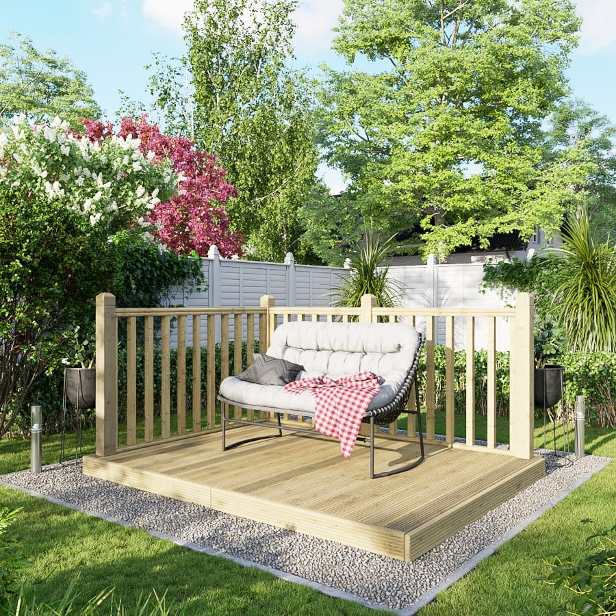 Decking Kit with Two-Sided Handrails
