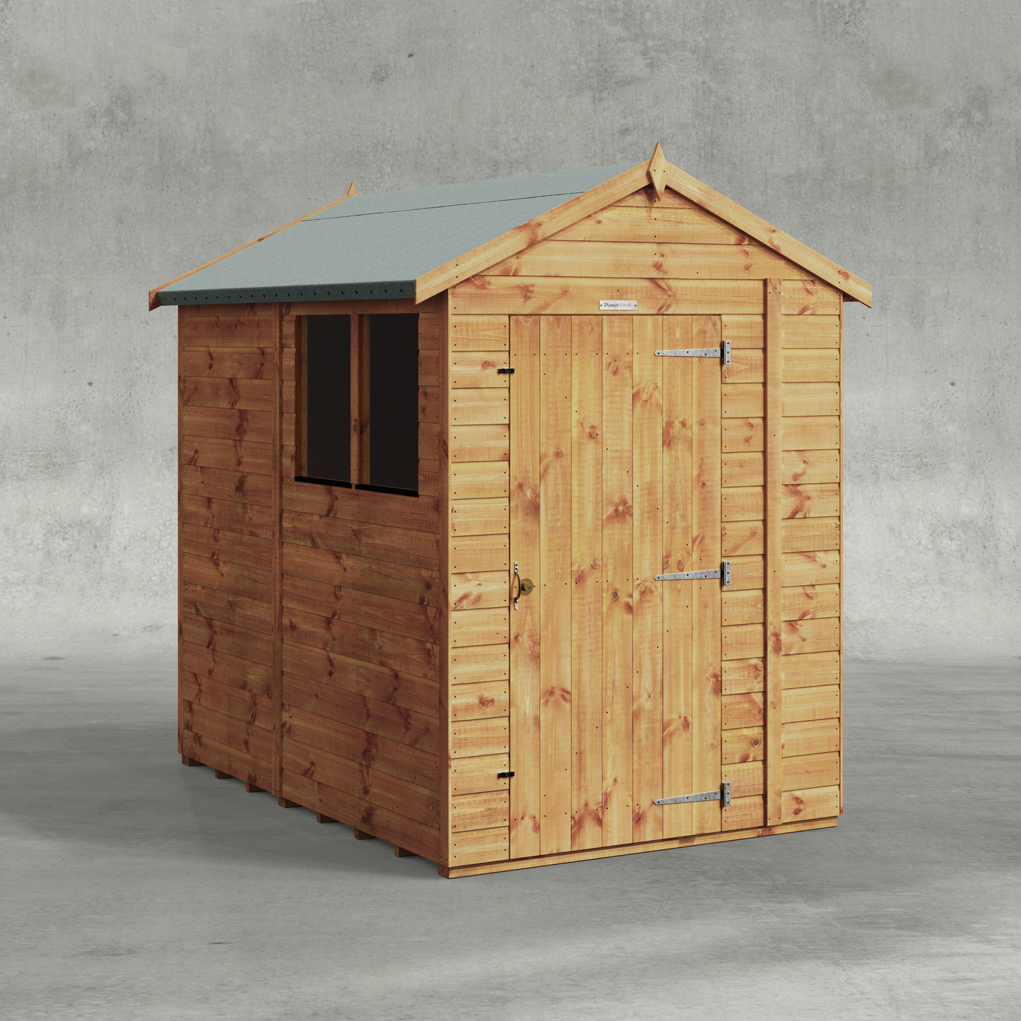 Power Shiplap Apex Shed
