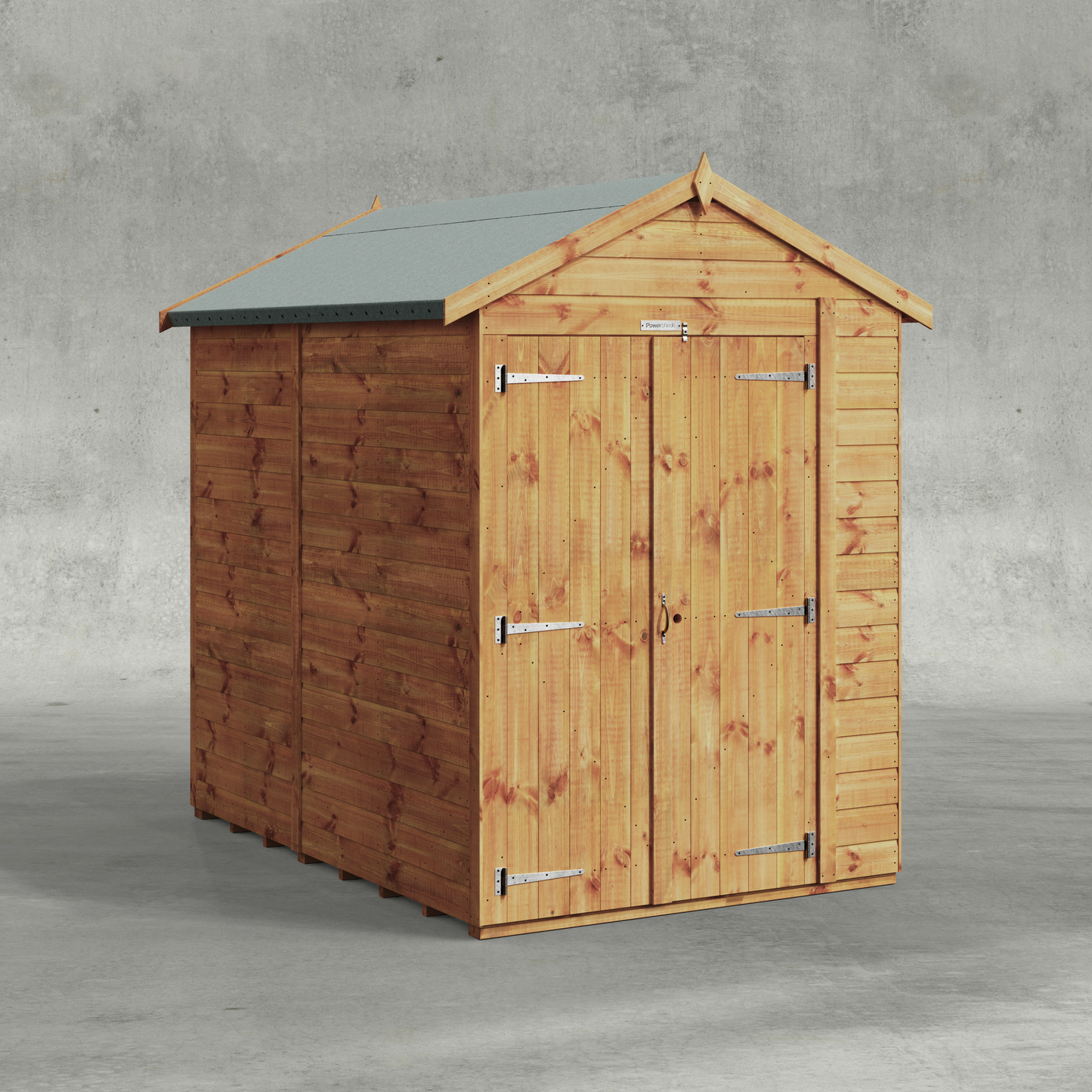 Power Shiplap Apex Shed