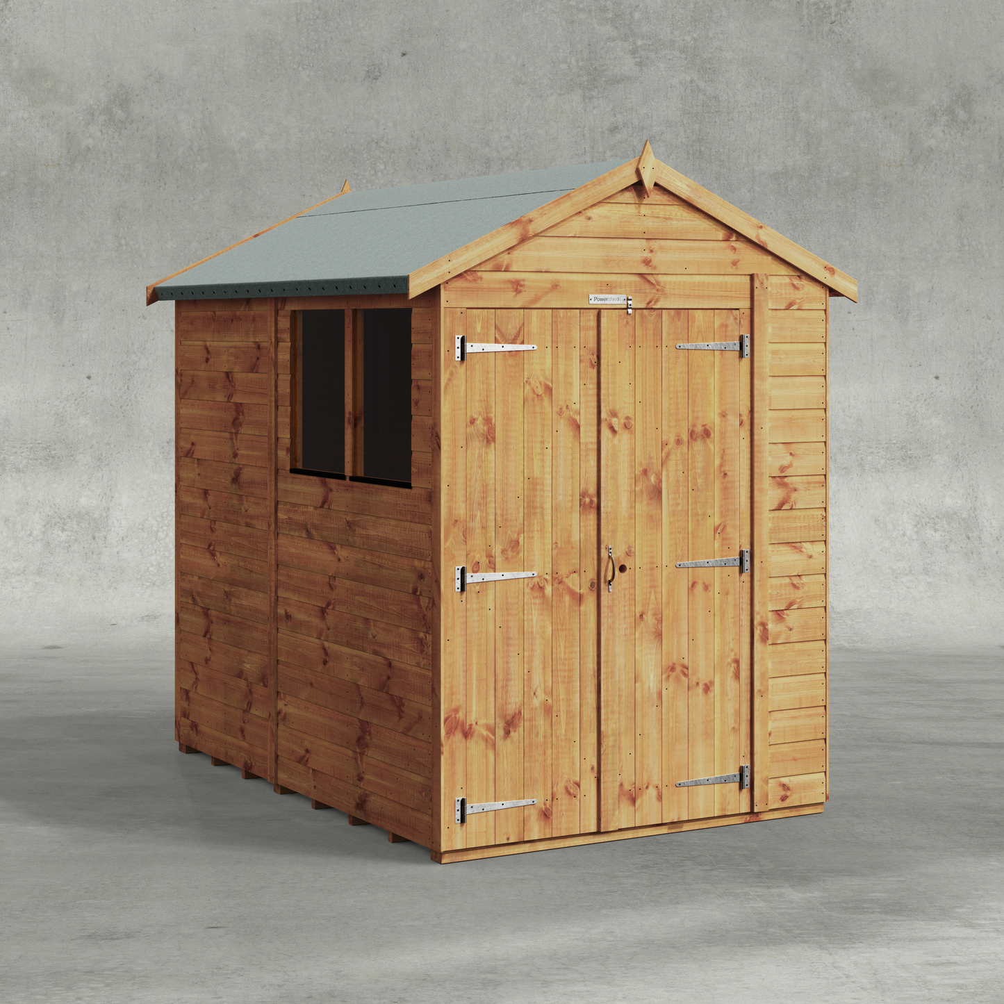 Power Shiplap Apex Shed