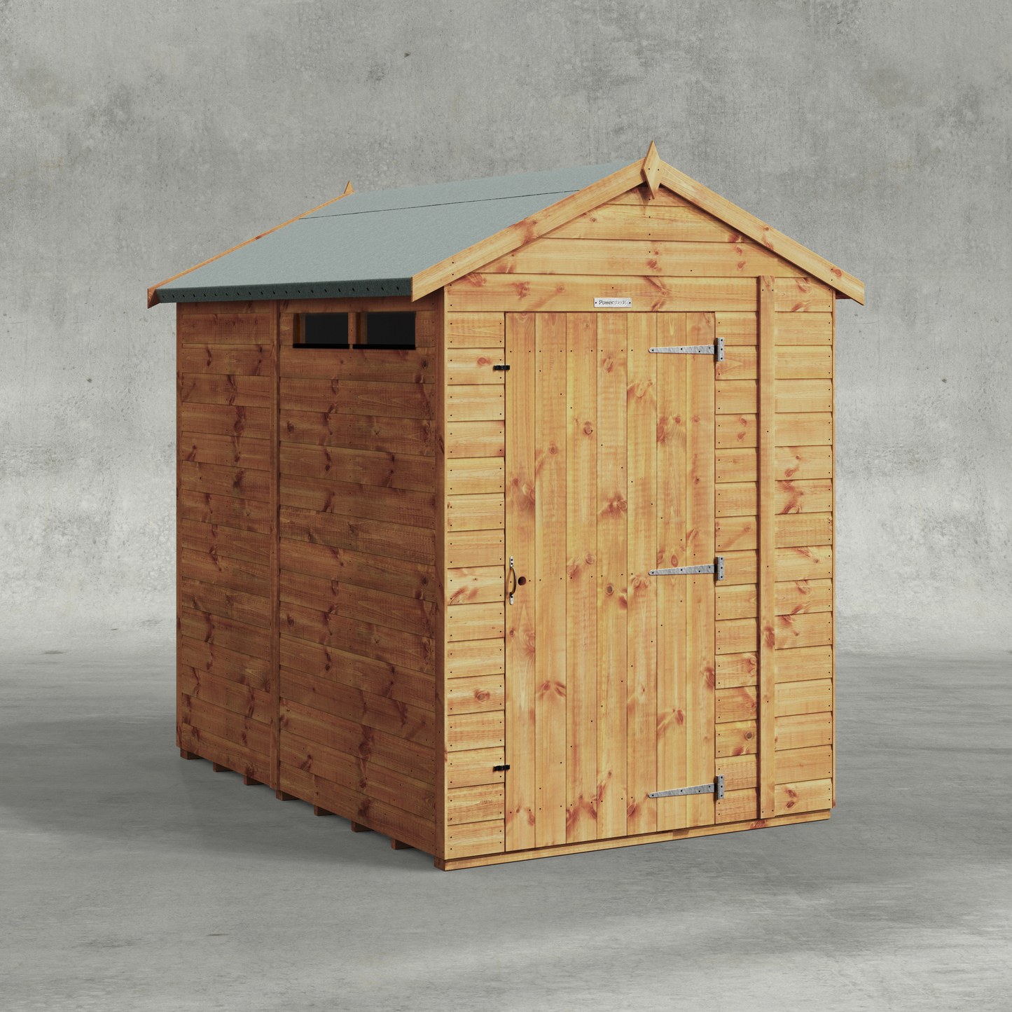 Power Shiplap Apex Shed