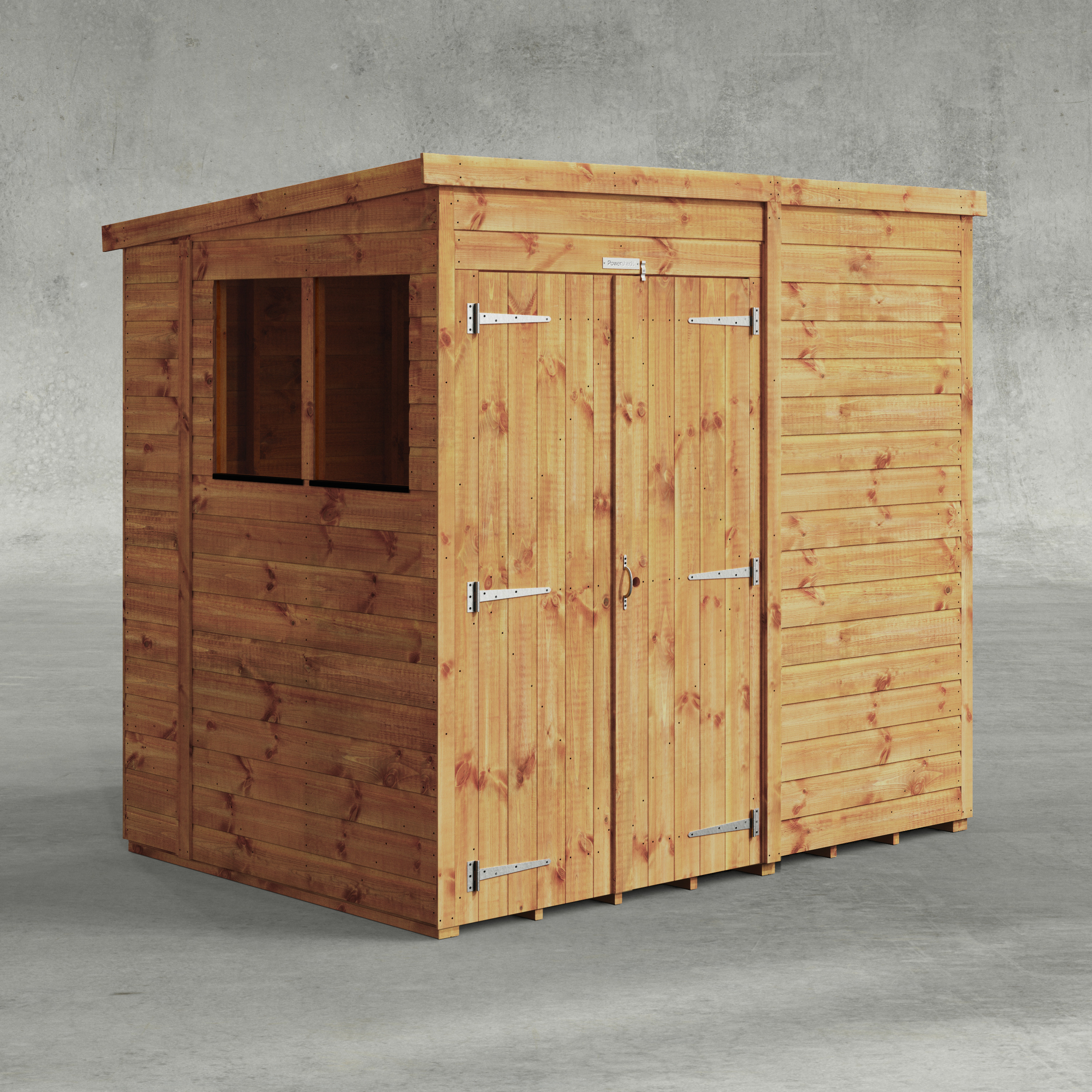 Power Shiplap Pent Sheds