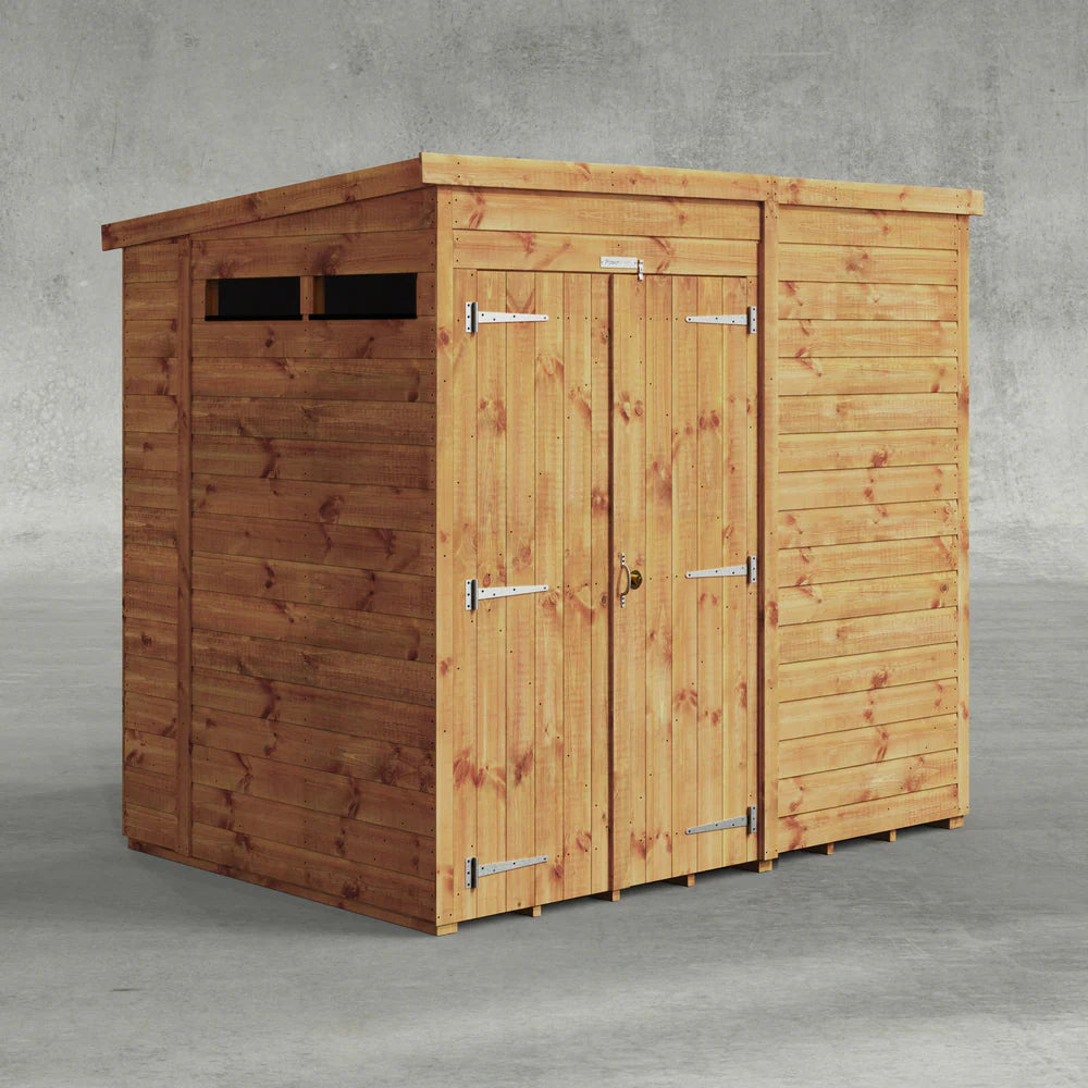 Pent Security Shed