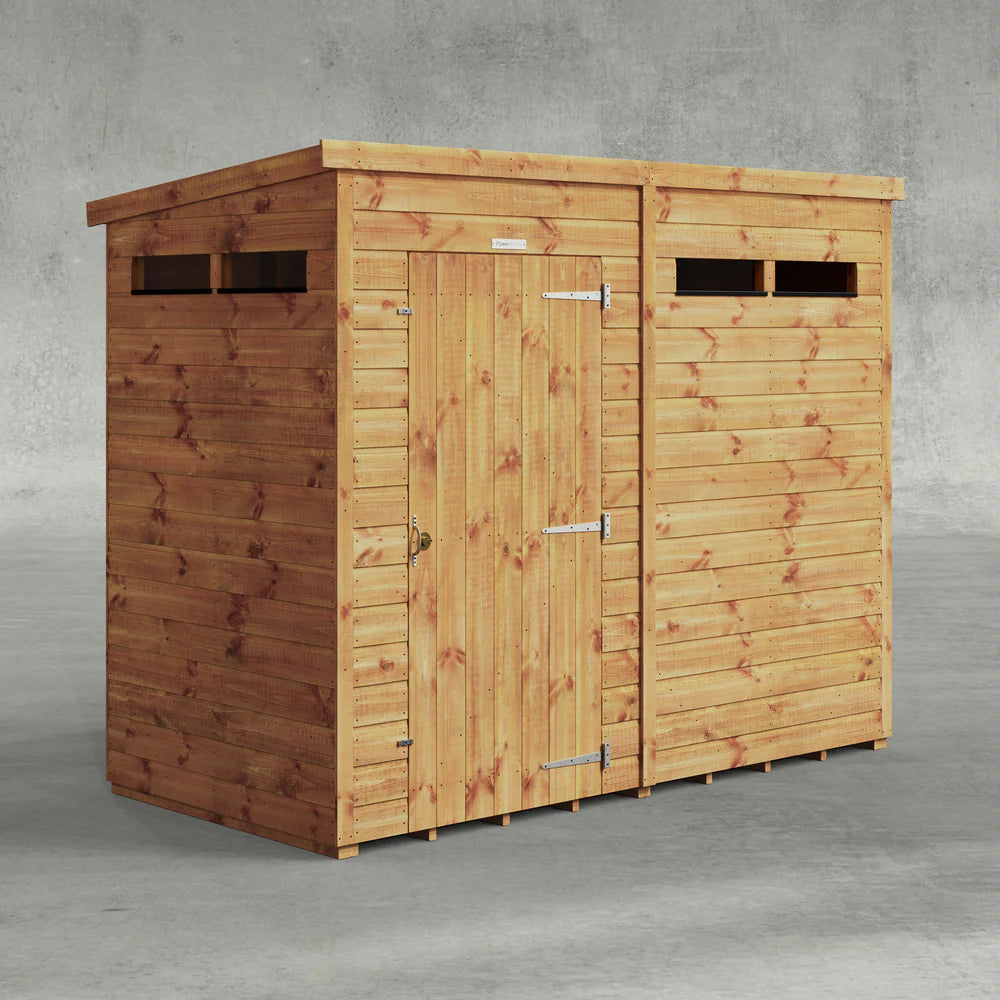Pent Security Shed
